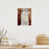 Dubbel beeld van de Princesses Louise (1776-1810) Poster (Keuken)