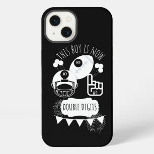 Dubbel cijfer 10e verjaardag jongen honkbal iPhone 13 hoesje