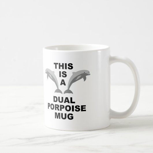 Dubbel doel grappige mok of reismok (Rechts)