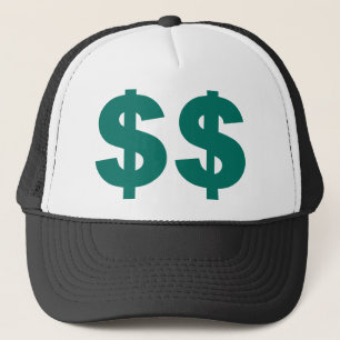 $$ Dubbel dollarteken Trucker Pet