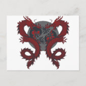 Dubbel dragon Briefkaart (Voorkant)