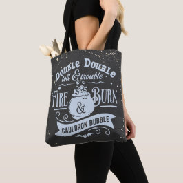 Dubbel Dubbel Pet en Trouble Halloween Tote Bag