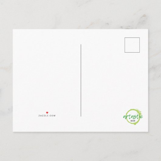 'Dubbel, dubbel werk en problemen' Halloween-uitno Uitnodiging Briefkaart (Achterkant)