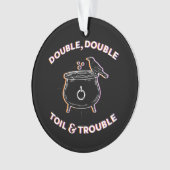 Dubbel dubbelblind en moeilijk acrylhoudend Orname Ornament (voorkant)