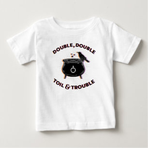 Dubbel dubbelblind en troebel T-shirt bovenaan