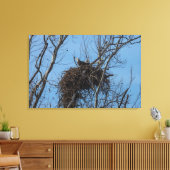 Dubbel Eagle Trouble Canvas Afdruk (Insitu (Woonkamer))