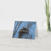Dubbel Eagle Trouble Denking of You Kaart (Voorkant)