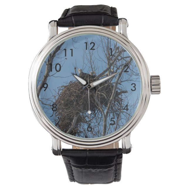 Dubbel Eagle Trouble Horloge (Voorkant)