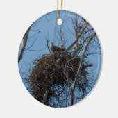 Dubbel Eagle Trouble Keramisch Ornament (Links)