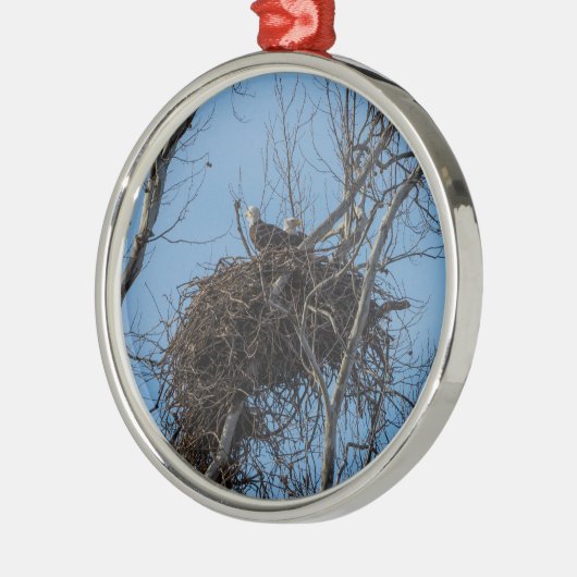 Dubbel Eagle Trouble Metalen Ornament (Links)