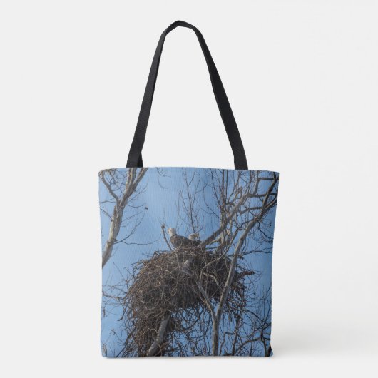 Dubbel Eagle Trouble Tote Bag (Achterkant)