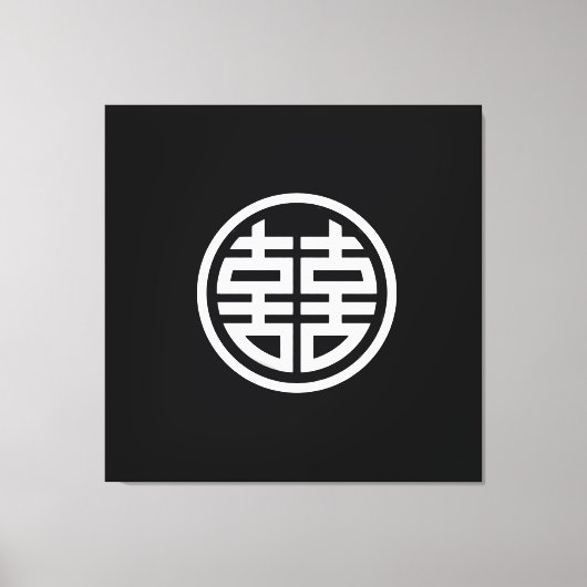 Dubbel geluk - 40x40 - Uitgerekt canvas Afdruk (Voorkant)