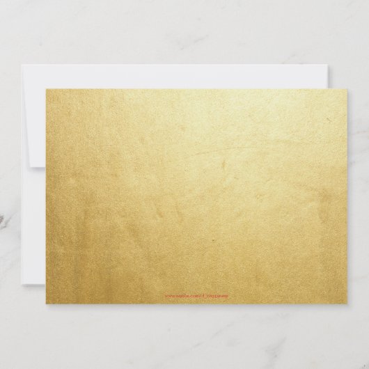 Dubbel Geluk Chinees Bruiloft - Save the Date (Achterkant)