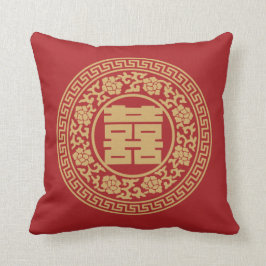 Dubbel Geluk Chinees Kussen