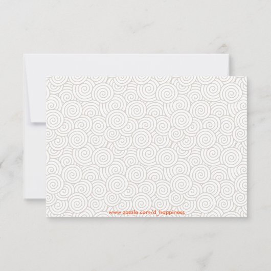 Dubbel Geluk Chinese Bruiloft Uitnodiging - RSVP (Achterkant)