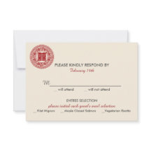 Dubbel Geluk Chinese Bruiloft Uitnodiging - RSVP