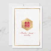 Dubbel Geluk Faux Roos Goud, DIY Achtergrond Kaart (Voorkant)