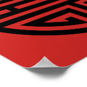 Dubbel geluk Goed gevoel Poster (Hoek)