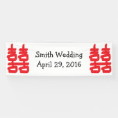 Dubbel geluk in het rood spandoek (Horizontaal)