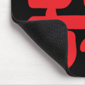 Dubbel geluk in Red Mousepad Muismat (Hoek)