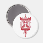 Dubbel geluk Lantern Magneet (Voorkant / Achterkant)