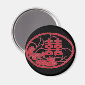 Dubbel geluk Tree Ducks Magneet (Voorkant / Achterkant)