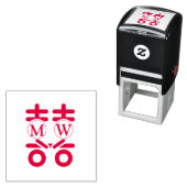 dubbel gelukkig zelfinktende stempel (In situ)