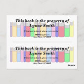 Dubbel Gepersonaliseerd bladwijzer Briefkaart (Achterkant)