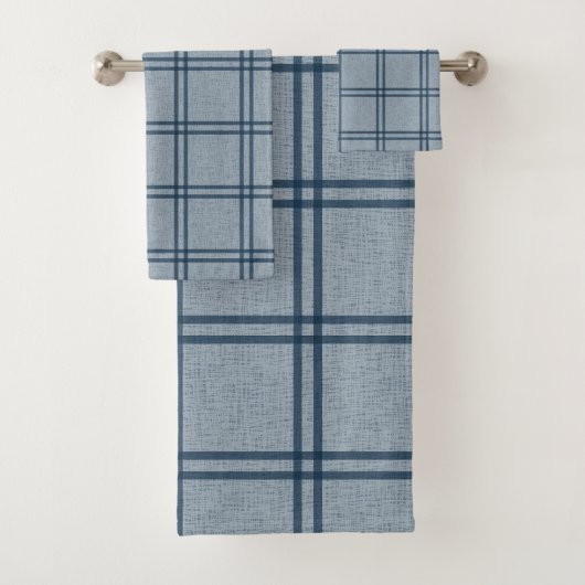 dubbel geplakt patroon bad handdoek (Insitu)