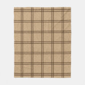 dubbel geplakt patroon fleece deken (Voorkant)