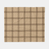 dubbel geplakt patroon fleece deken (Voorkant (Horizontaal))