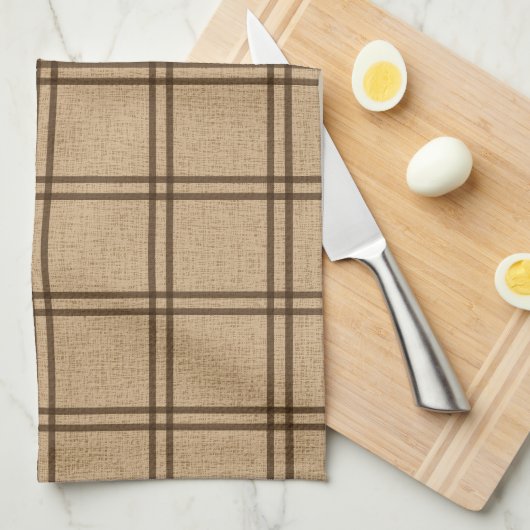 dubbel geplakt patroon theedoek (Quarter Fold)