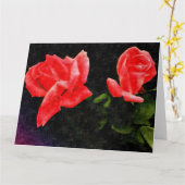  dubbel gestileerde Roos Kaart (Gele Bloem)