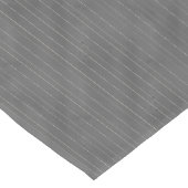 Dubbel gestreepte (dk. grijs) medium tafelloper (Hoek)