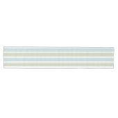 Dubbel gestreepte zeeschaim & Blauw Medium Tafelloper (Horizontaal)