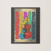 Dubbel gewicht en Muzieknoten Legpuzzel (Verticaal)