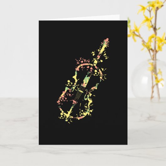 Dubbel gewicht kaart (Gele Bloem)