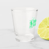 dubbel gezegend shot glas (Links)