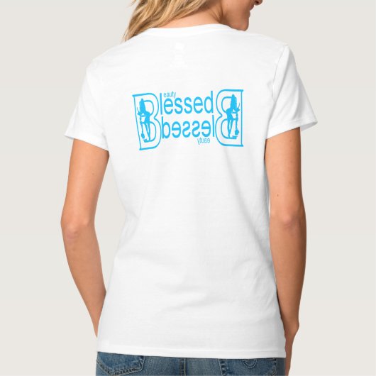 dubbel gezegend t-shirt (Achterkant)