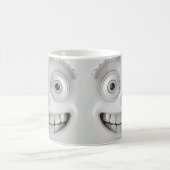 Dubbel-Glimlach Sarcasme Gezicht 3D Mok Wrap (Center)