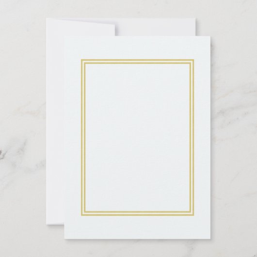 Dubbel gouden metalen rand op bubbelig wit (Achterkant)