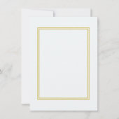 Dubbel gouden metalen rand op bubbelig wit (Voorkant)