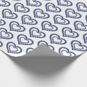 dubbel hart cadeaupapier (Hoek)