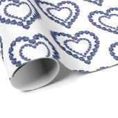 dubbel hart cadeaupapier (Rol Hoek)