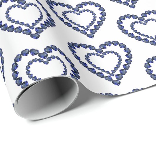 dubbel hart cadeaupapier (Rol Hoek)