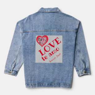 dubbel hart denim jacket