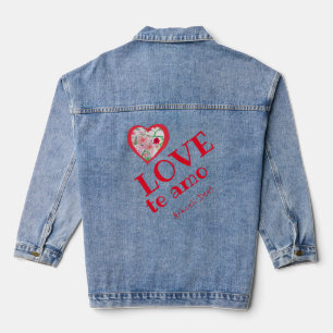 dubbel hart denim jacket
