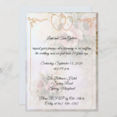 Dubbel Hart Jubileumviering Kaart (Voorkant / Achterkant)