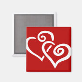 dubbel hart magneet (Voorkant / Achterkant)