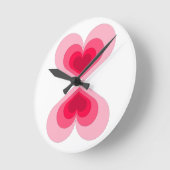 dubbel hart ronde klok (Hoek)